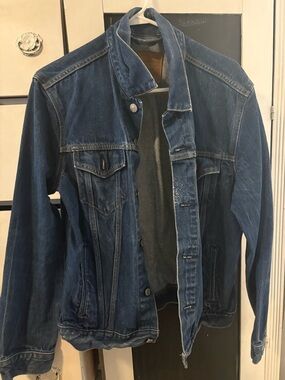 Levi's Dark Blue Denim Trucker Jacket